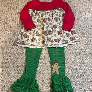 Holiday Cheer Kids Costume with Red and Green Accents